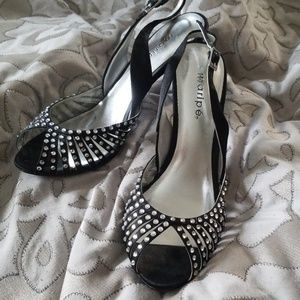 💥Maripé Peep-Toe Heels